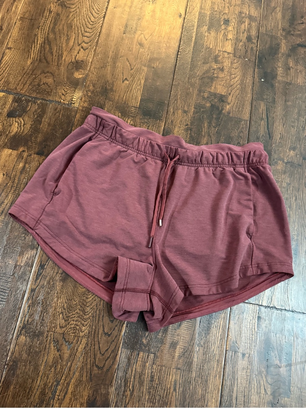 Lululemon athletica Maroon Lounge Shorts - Size 12